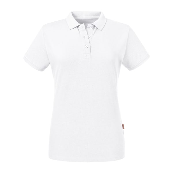 Russell Dam/Dam Pure Organic Polo 2XL Vit White 2XL