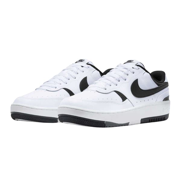 Nike Dam/Dam Gamma Force Läder Platåskor 8 UK W White/Black 8 UK