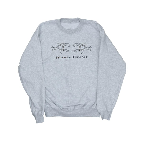 Friends Herr Lobster Logo Sweatshirt 3XL Sports Grey Sports Grey 3XL