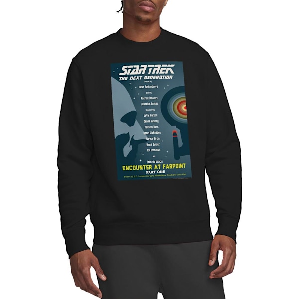 Star Trek Unisex Vuxen The Next Generation Säsong 1 Avsnitt 1 S Black S