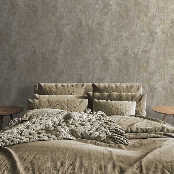 Muriva Cove Textured Wallpaper 10m x 53cm Cream Cream 10m x 53cm
