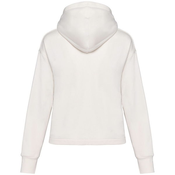 Native Spirit Dam/Damer Full Zip Hoodie 8 UK Elfenben Ivory 8 UK