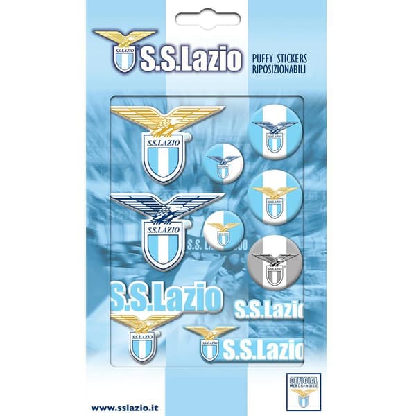 SS Lazio Bubble Effect Stickers (10-pack) One Size Blå Blue One Size