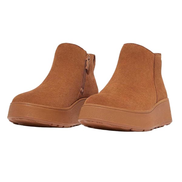 FitFlop Dam Mode Mocka Flatform Ankelstövlar 6 UK Tan Tan 6 UK
