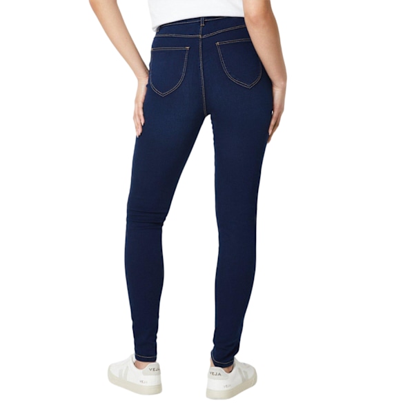 Dorothy Perkins Dam/Kvinnor Långa Skinny Ankle Grazer Jegging Indigo 12 UK