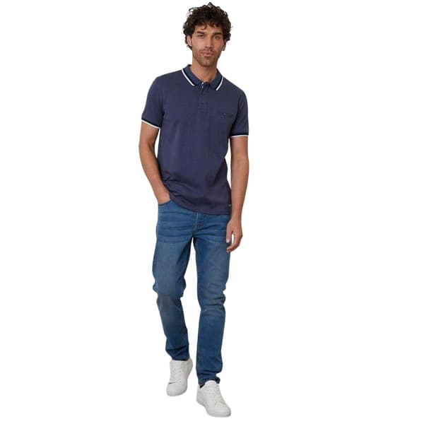 Threadbare Dam Interlock Jet Pocket Pikétröja S Blå Blue S
