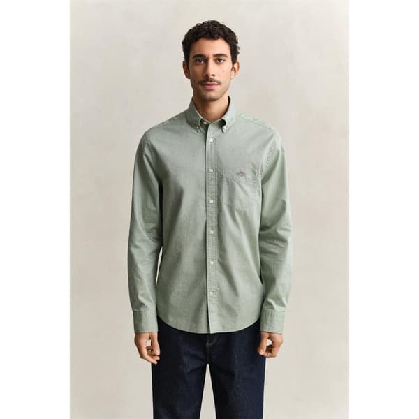 Gant Herr Poplinskjorta XL Herb Herb XL