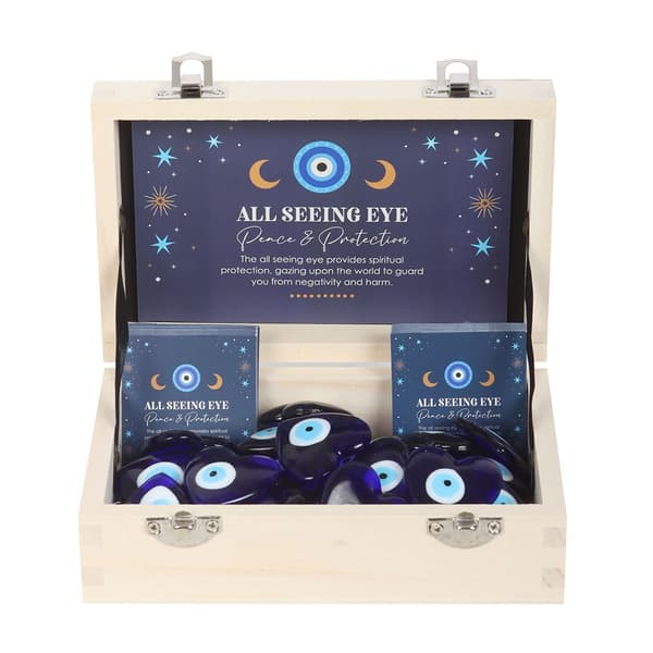 Something Different All Seeing Eye Charm (Förpackning med 36) One Size Blue One Size