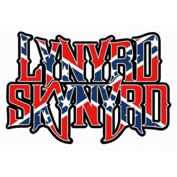 Lynyrd Skynyrd Flag Postcard One Size Röd/Blå/Vit Red/Blue/White One Size