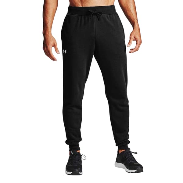 Under Armour Herr Rival Fleece Joggers M R Svart Black M R