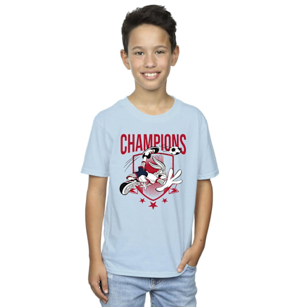 Looney Tunes Boys Bugs Bunny Champions T-shirt 9-11 år Baby Baby Blue 9-11 Years