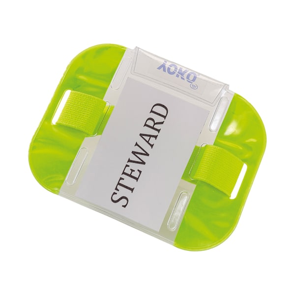 Yoko ID Armband One Size Fluorescerande Gul Fluorescent Yellow One Size