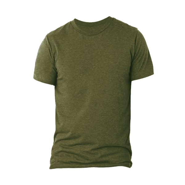Canvas Triblend T-shirt med rund hals/kortärmad herr T-shirt X Clay Triblend XS