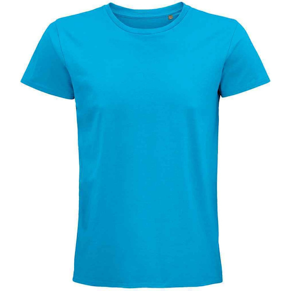 SOLS Unisex Adult Pioneer Organic T-Shirt XS Aqua Blue Aqua Blue XS