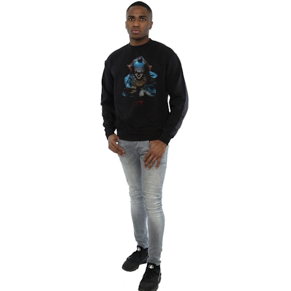 It Herr Pennywise Grin Sweatshirt L Svart Black L