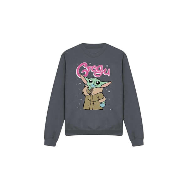 Star Wars: The Mandalorian Unisex Vuxen Grogu Bubble Sweatshirt Charcoal M