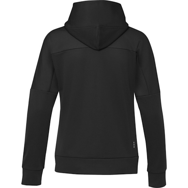 Elevate Life Dam/Kvinnor Nubia Stickad Full Zip Jacka M Soli Solid Black M