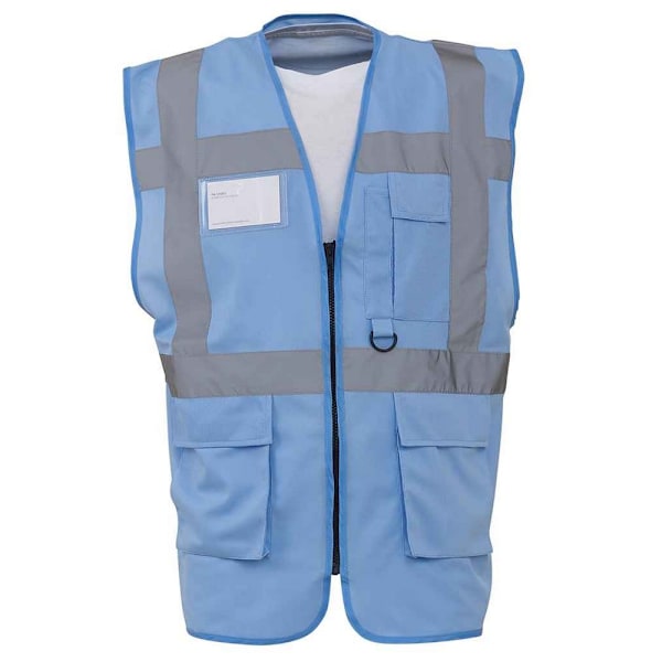 Yoko Unisex Adult Executive Hi-Vis Väst S Sky Blue Sky Blue S