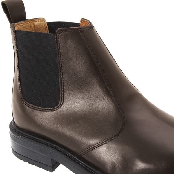 Roamers Herr Läder Kvartersfoder Gusset Chelsea Boots 10 UK Brown 10 UK