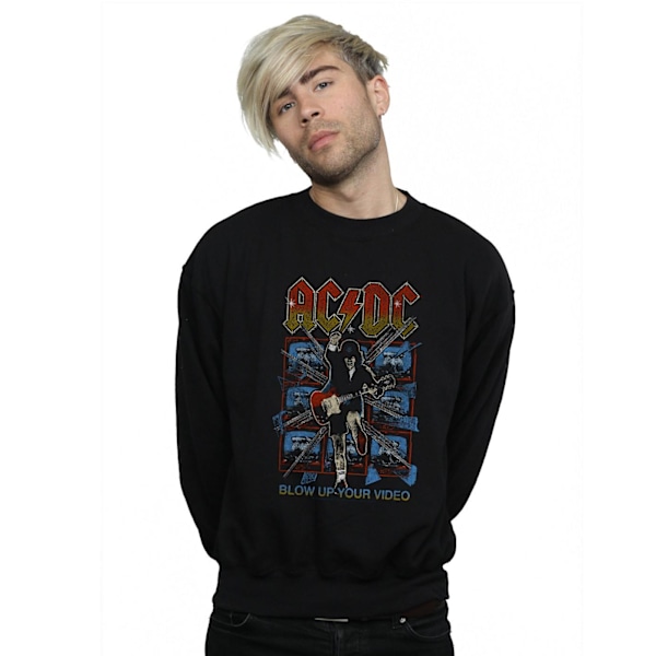 AC/DC Blow Up Your Video Sweatshirt för män, 4XL, svart Black 4XL