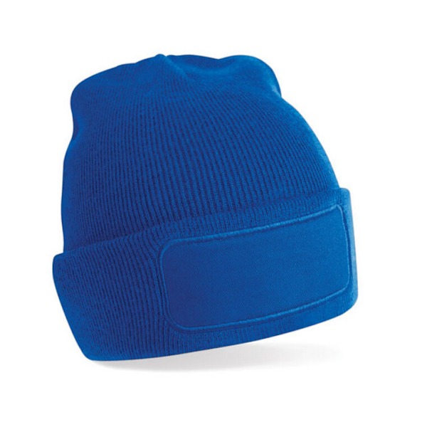 Beechfield Unisex Vuxen Original Patch Beanie One Size Bright R Bright Royal Blue One Size