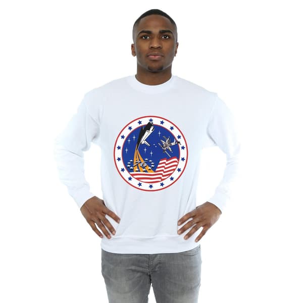 NASA Classic Rocket 76 Sweatshirt 3XL Vit White 3XL