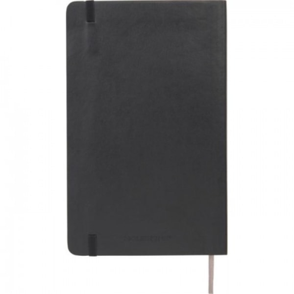 Moleskine Classic Large Soft Cover Prickad Notebook One Size Sol Solid Black One Size