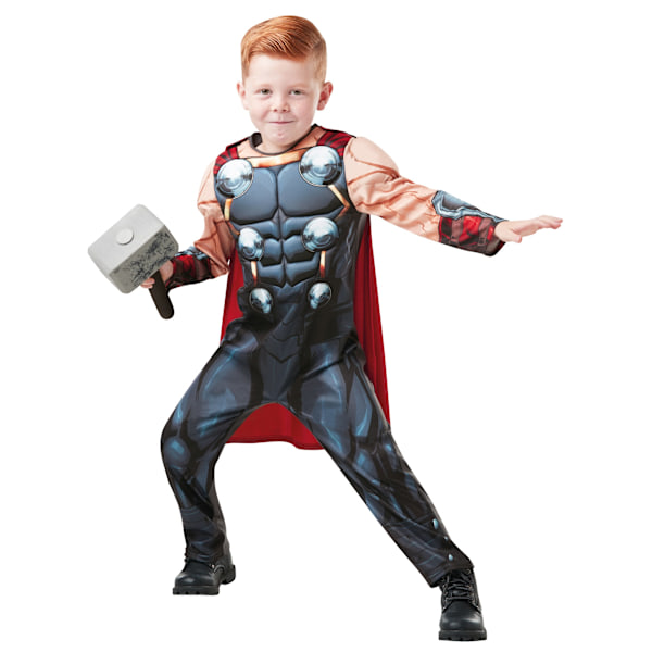 Thor Boys Deluxe Kostym L Grå/Röd Grey/Red L