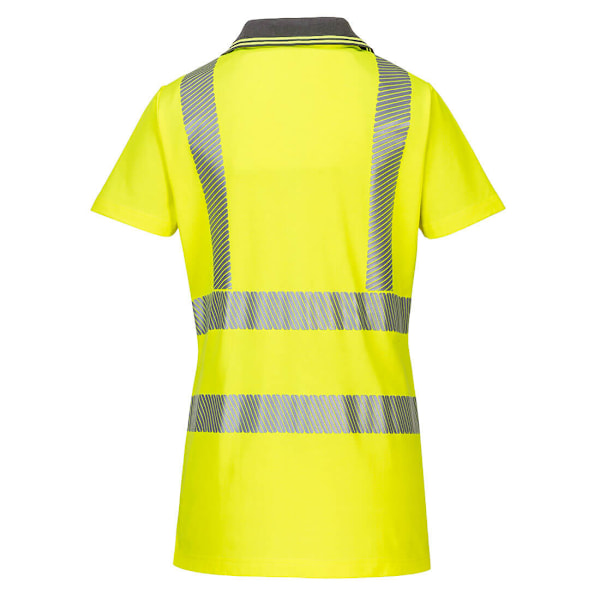 Portwest Dam/Damer Pro Hi-Vis Comfort Polotröja M Gul/Grå Yellow/Grey M