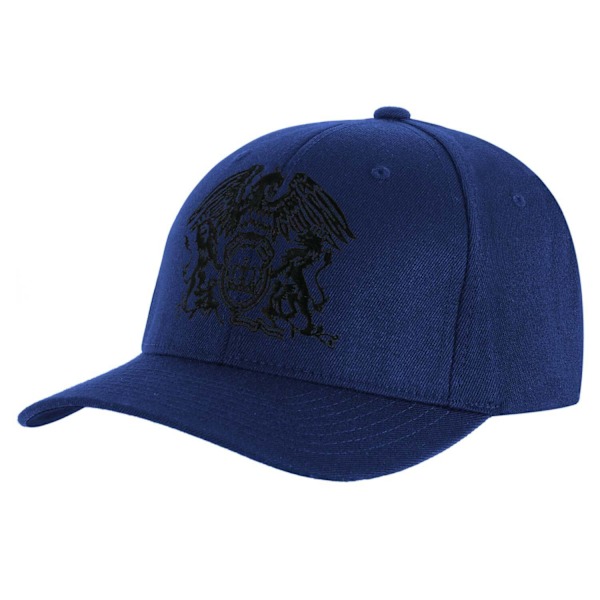 Queen Unisex Vuxen Klassisk Crest Baseball Cap En Storlek Blå Blue One Size