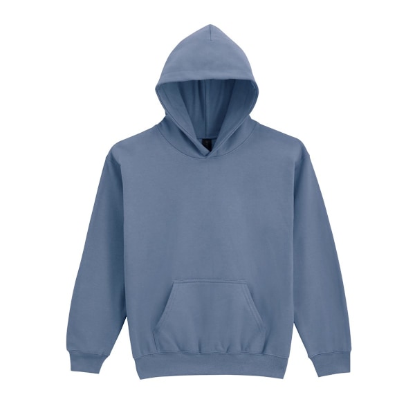 Gildan Barn/Kids Mjuk Mellantung Hoodie XS Stone Blue Stone Blue XS