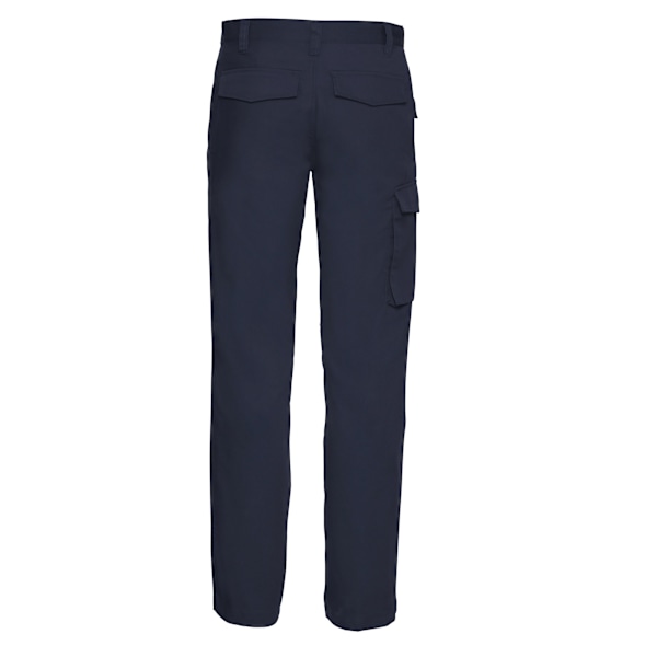 Russell Herr Polycotton Arbetsbyxor 40L Fransk Marinblå French Navy 40L
