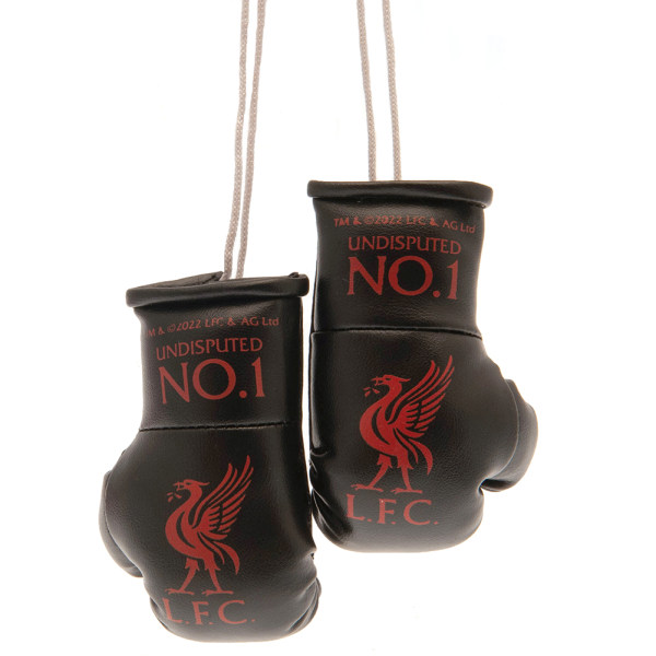 Liverpool FC Boxningshandskar Bil Spegeldekoration One Size Svart Black/Red One Size