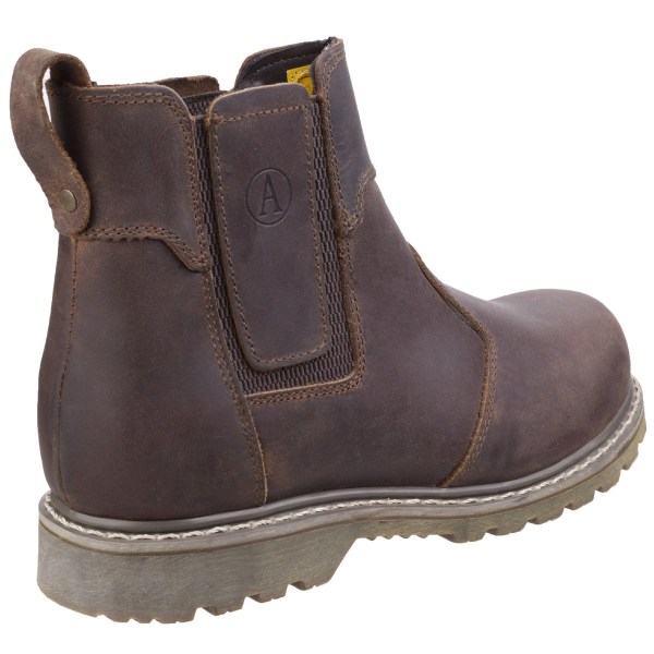 Amblers Abingdon Casual Leather Dealer Boot / Herrstövlar 10 UK Brown Crazy Horse 10 UK