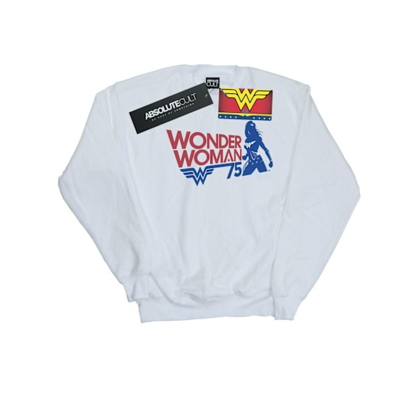 DC Comics Girls Wonder Woman Seventy Five Sweatshirt 5-6 år White 5-6 Years