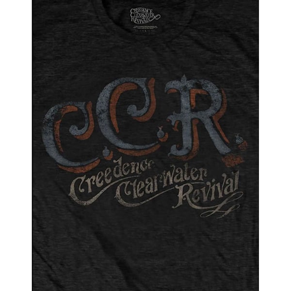 Creedence Clearwater Revival Unisex Vuxen T-shirt M Svart Black M