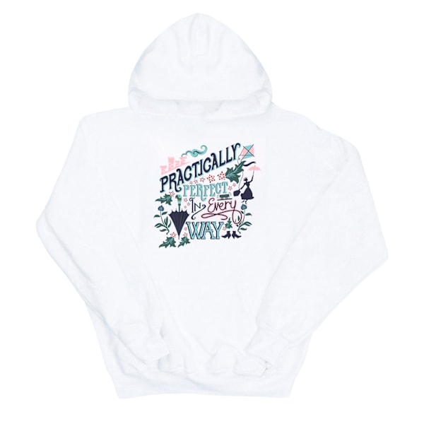 Disney Herr Mary Poppins Praktiskt Hoodie L Vit White L