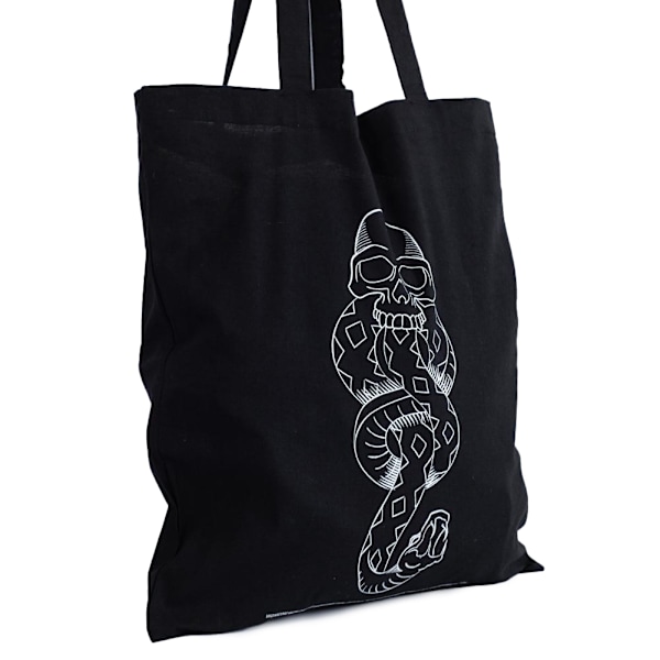 Harry Potter Dark Mark Canvas Tote Bag One Size Svart/Vit Black/White One Size