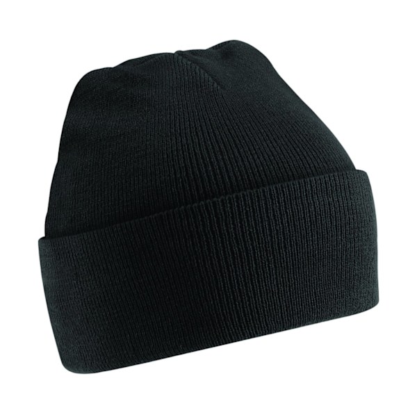 Beechfield Barnens/Barn Original Cuffed Beanie En Storlek Svart Black One Size