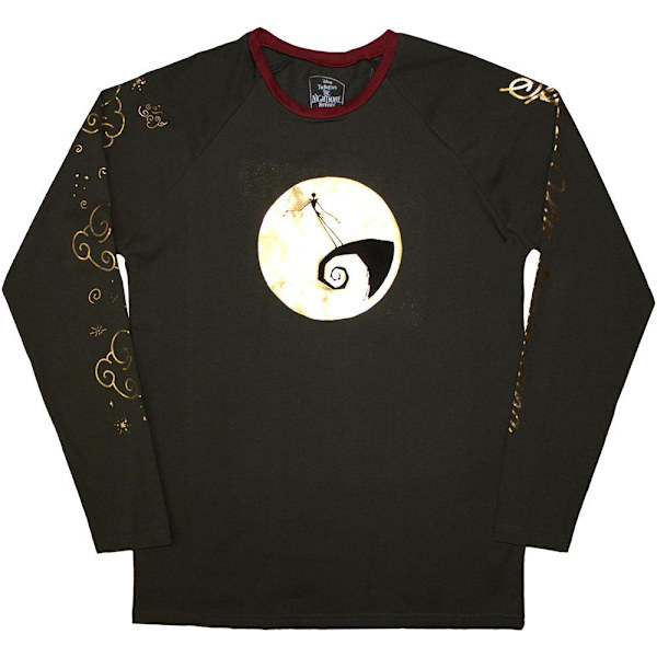 The Nightmare Before Christmas Unisex Vuxen Spiral Hill Långärmad Tröja Green XL