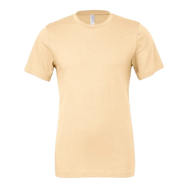 Bella + Canvas Unisex Jersey T-shirt med rund hals XS Natural Natural XS