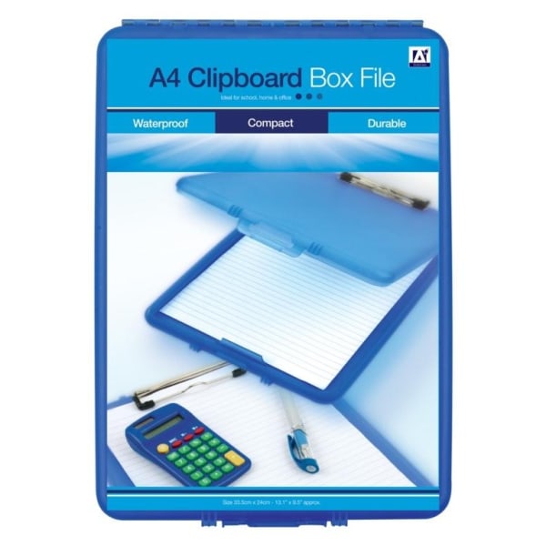 Anker Clipboard Box File One Size Blå Blue One Size