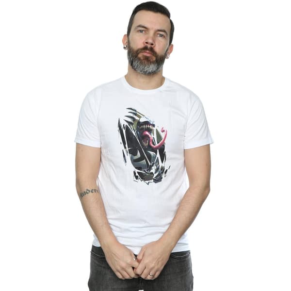 Marvel Herr Venom Inside Me T-shirt S Vit White S