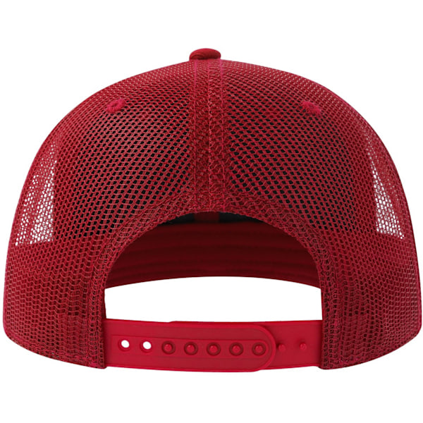 Atlantis Unisex Mesh 6 Panel Trucker Cap One Size Röd Red One Size