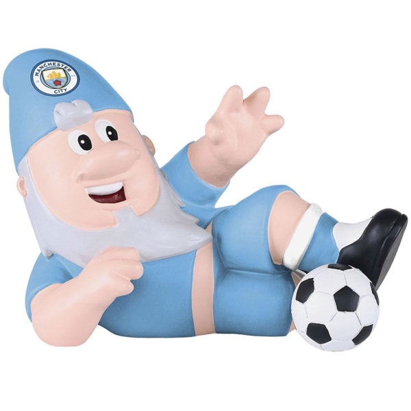 Manchester City FC Sliding Tackle Garden Gnome One Size Sky Blu Sky Blue/White One Size