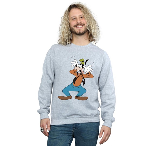 Disney Herr Crazy Goofy Sweatshirt L Sports Grey Sports Grey L