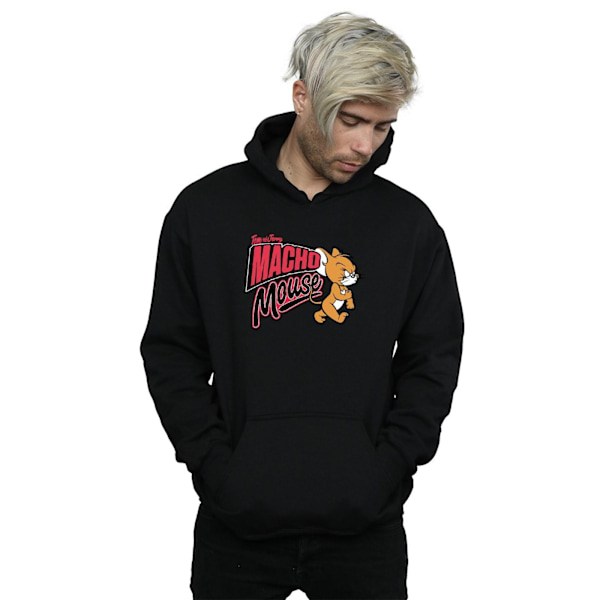 Tom And Jerry Macho Mouse Hoodie M Svart Black M