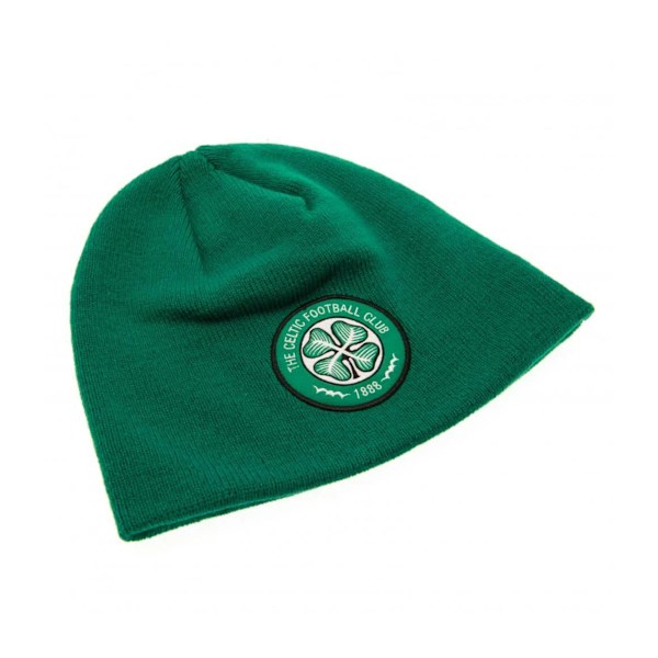 Celtic FC Crest Beanie One Size Grön/Vit Green/White One Size