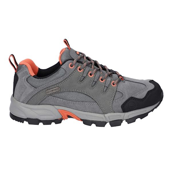Hi-Tec Dam/Dam Auckland Lite Suede Vandringsskor 4 UK Stål/Korall/Kallgrå Steel/Coral/Cool Grey 4 UK