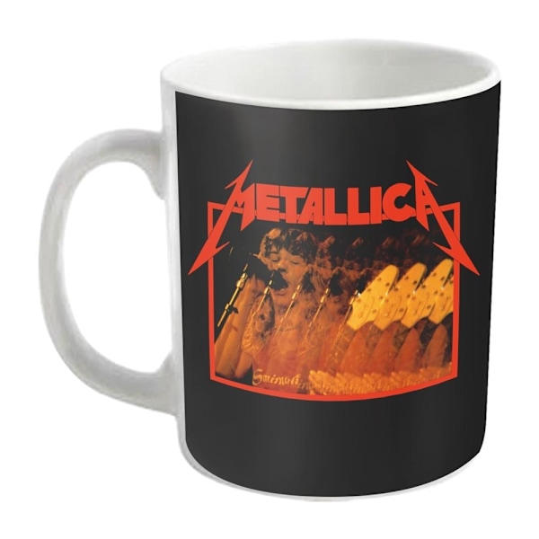 Metallica Whiplash Mug En Storlek Vit/Svart/Orange White/Black/Orange One Size